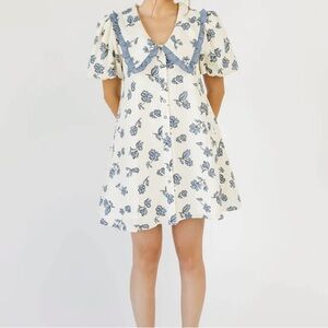 Floral Puff Sleeve Dress